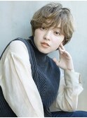 カジュアルウェーブ_スリークボブ厚めバングローライト_67497