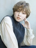 アルバム 銀座(ALBUM GINZA)&nbsp;カジュアルウェーブ_スリークボブ厚めバングローライト_67497