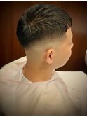 クロップサイドグラデーションフェード