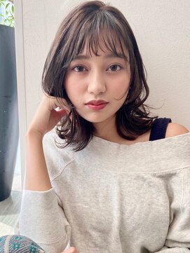 ケーツー あべのキューズモ－ル店(K-two) [K-two]シースルーバング ベージュ系カラー[天王寺/阿倍野]