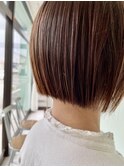 ミニボブ☆切りっぱなし☆プッツン☆お手入れラクチン☆髪質改善