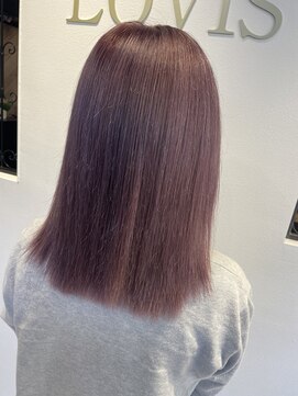 ラビス 浦和(Lovis) デザインカラー/レイヤーカット/ウェットヘア/夏のヘアアレンジ