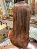 ムーン(moon) #ロングヘア #グレージュカラー #ボブウルフ#ココアベージュ