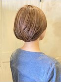 似合せカット/透明感が可愛いマロンベージュ