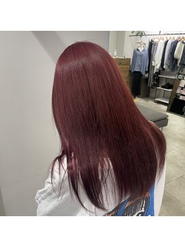 ジエクト 本店(The Ect) ○ワインレッド/ブリーチありカラー