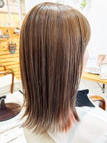 コンフィープラス(comfy plus)&nbsp;20代30代40代大人可愛いインナーカラーアッシュベージュ&ピンク