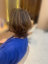 ユニックス イオンモール春日部店(UNIX)&nbsp;くびれレイヤー外ハネミディアムパーマ