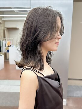 パークレーン アイス イヴェン(park lane ICI yeven) ブリーチなしカラー オリーブベージュ くすみベージュ/momoka