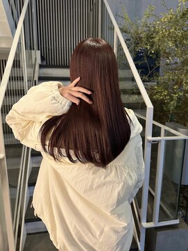 オブ ヘアー 自由が丘 ウエスト(Of HAIR WEST) ピンクブラウン