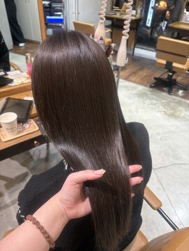 アヴァンスアンス 広島袋町店(AVANCE.ens) 髪質改善カラー、透明感、艶感カラー