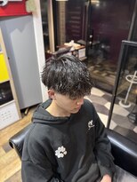 バーバーブロス(BAR BER bro's)&nbsp;ツイストスパイラル/テーパーフェード/浦安/メンズパーマ