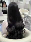 *黒髪ロングヘア*