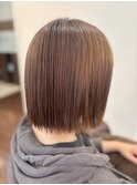 【美シルエットなストレートボブ】