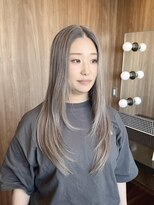 ライズ バイ レボ 柏店(RISE by REVO)&nbsp;透明感スモーキーグレージュ×ナチュラルレイヤー