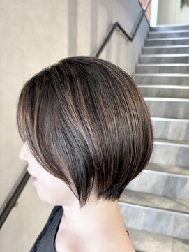 ヴィサージュメゾン(VISAGE maison) ハイライト×ショートボブ