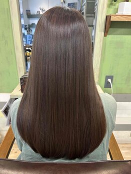 アンティリーフ(antileaf)の写真/カラーのついでに髪質改善♪キレイと時短どちらも叶う!