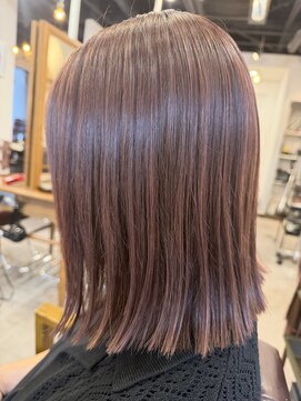 レイリー(LAiLy) 切りっぱなし ボブ バイオレット