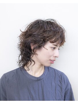 エルレ(Elure) ウルフレイヤー#パーマ#マッシュウルフ#ブリーチなし#浜松#浜北