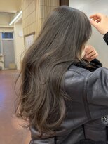 パークレーン アイス イヴェン(park lane ICI yeven) ブリーチなしダブルカラー オリーブグレージュ赤み消し 春カラー