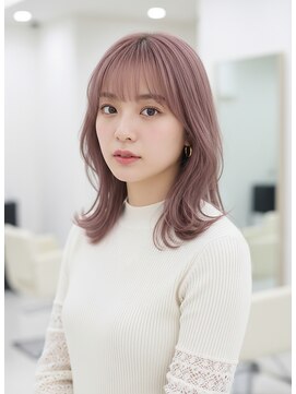 ミー 岡崎(mii) 【mii岡崎】透け感ピンクウルフ