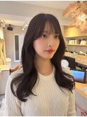 小顔見え韓国くびれ×艶カシスカラー