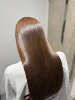 エスト(est) 40代/オレンジブラウン10トーン/美髪ロングストレート