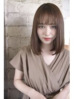 カミガミ 栄(KAMIGAMI)&nbsp;【愛され艶ミディアム】髪質改善×透明感ベージュ