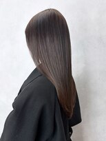 アルバム 銀座(ALBUM GINZA)&nbsp;美髪おくれ毛韓国前髪カットヘアロング_ba550422