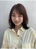 【GARDEN武田美奈】カジュアル外ハネヘア×シースルーバング
