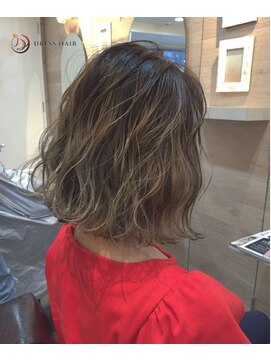 ドレスヘアーガーデン(DRESS HAIR GARDEN) 【透明感】☆ハイライトミディ☆