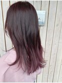 グラデーション×カシスピンク