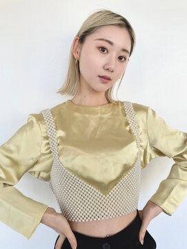 ゲーム 吉祥寺店(GAME) インナーカラー/ダブルカラー/ミルクティーベージュ/ボブ