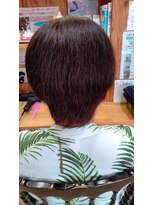 カラー専門店 色染堂 福浜西町店 just an ordinary short hair