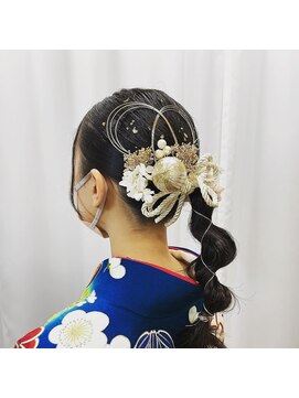 コアフィールドマサコ 北島店 編みおろし紐アレンジ