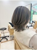 ミディアムヘアー/バレイヤージュ