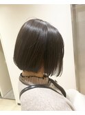 【Taylor 大宮】オリーブグレー×内巻きボブ