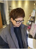パーマ30代40代大人かわいい小顔ショートボブ暗髪透明感暖色系