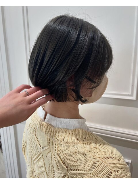 ウルフ×大人ショートヘアスタイル