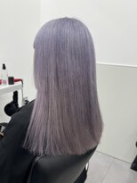 ゴウトゥデイシェアサロン 町田店(GO TODAY SHAiRE SALON)&nbsp;ホワイトラベンダー【町田/ハイトーンカラー】