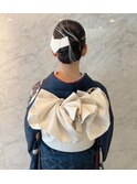 今流行りのタイトシニヨン！