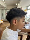 キッズ　フェードショートカット