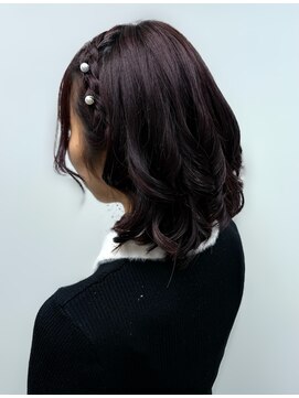 アールエーサロンモノクロ 秋葉原(RA SALON モノクロ) ショートボブのあみこみスタイル♪