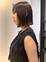 ヴヴ(Bub) 顔周りカット 前髪 切りっぱなしボブ 艶トリートメント 透明感