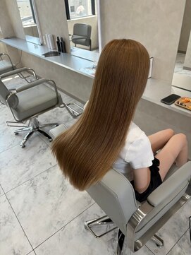 キング 枚方店(K!ng) 縮毛矯正髪質改善ハイライトレイヤーカット枚方美容室エクステ