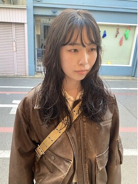 ナンバースリー 綱島店(Number Three) くしゃっとパーマ【Number Three 綱島店】