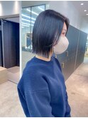 イメチェン外ハネボブ美髪ワイドバング/ショートボブ髪質改善