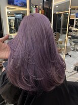 ラピス 渋谷本店(Lapis)&nbsp;パープルカラー/ラベンダーカラー/レイヤーカット/髪質改善