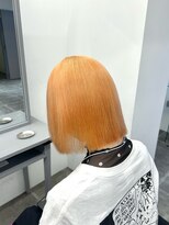 ペレ 栄店(PELE)&nbsp;くびれヘア/アプリコットオレンジ/夏のヘアアレンジ/栄