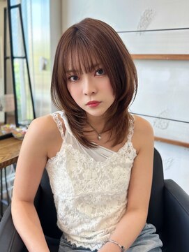 マインバイアフロートギンザ(MYNE by AFLOAT GINZA) ナチュラルなのに可愛いレイヤーカット【銀座】