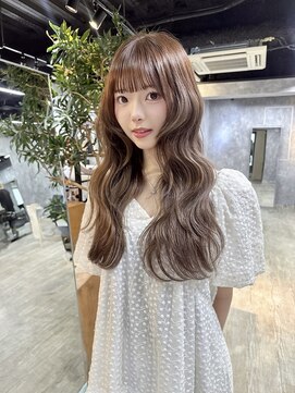 イコ 心斎橋(.ico) ブルーブラックフェザーパーマサーフカールツイスパ